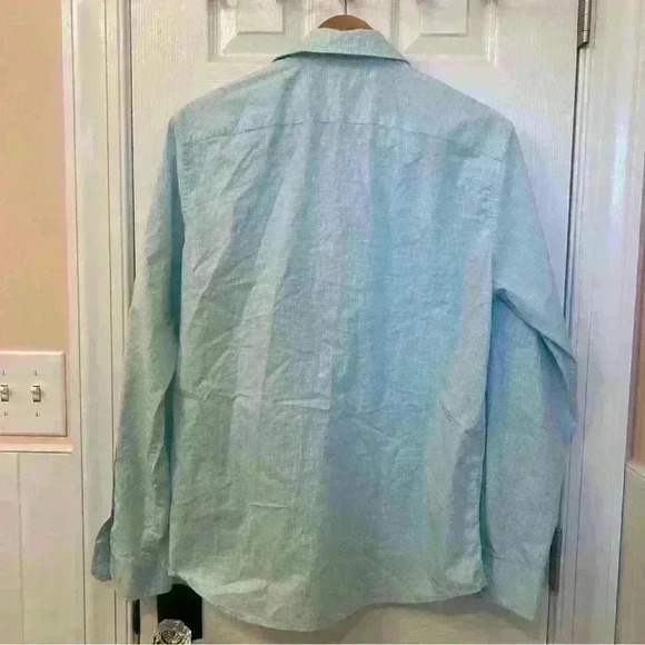 Banana Republic Men’s Slim Flex Fit Gingham Button down Size M - Picture 6 of 7